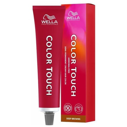 Wella Professionals Color Touch Deep Browns Demi-Permanent Hair Color, 60ml | Professional Hair Color Cream