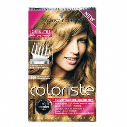 Schwarzkopf Coloriste 10 800 Biondo 6x17 Permanent Hair Color Kit