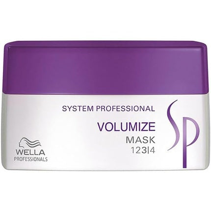 Wella System Professional Volumize Mask, 200ml Lightweight Hair Volume Treatment for Fine Hair