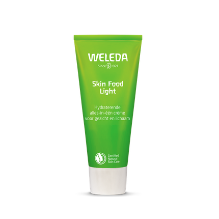 Weleda Skin Food Light Nourishing Face & Body Cream, 75ml - Lightweight Moisturiser for Dry Skin