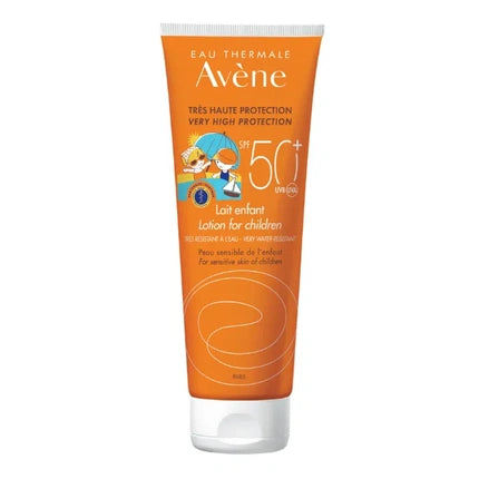 Avène Sun Kids Lotion SPF 50+ (250ml) High Protection Sunscreen for Children's Sensitive Skin