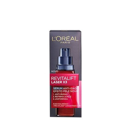 L'Oréal Paris Revitalift Laser X3 Serum, 30ml | Triple Action Anti-Ageing Facial Serum