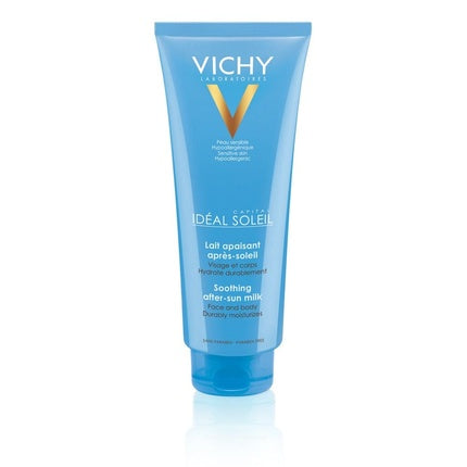 Vichy Capital Soleil Hydrating After-Sun Gel Lotion, 300ml Soothing Moisturising Face & Body Care