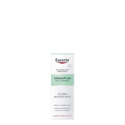 Eucerin DermoPure Facial Moisturizing Fluid, 50ml Lightweight Moisturiser for Oily, Combination & Blemish-Prone Skin