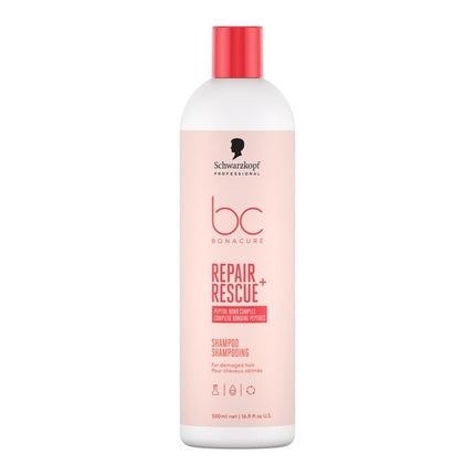 Schwarzkopf Professional BC Bonacure Repair Rescue Shampoo, 500ml for Damaged Hair