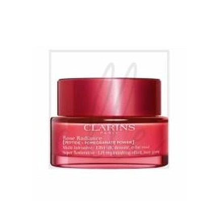 Clarins Multi-Intensive Rose Radiance Cream, 50ml Rejuvenating Face Moisturiser for Radiant Skin