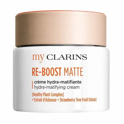 Clarins My Clarins Re-Boost Mattifying Cream, 50ml Daily Face Moisturiser for Combination & Oily Skin