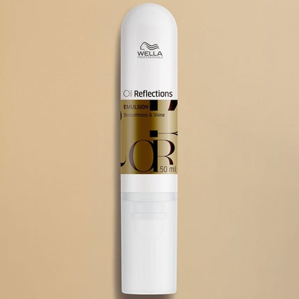 Wella Professionals Oil Reflections Emulsion, 50ml Shine & Smoothness Rinse-Off Hair Treatment