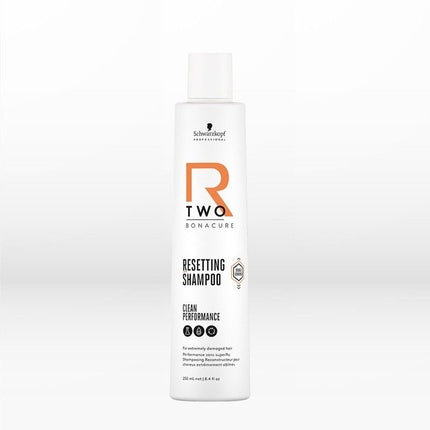 Schwarzkopf Professional Bonacure R-TWO Resetting Shampoo, 250ml Bond Building Hair Cleanser