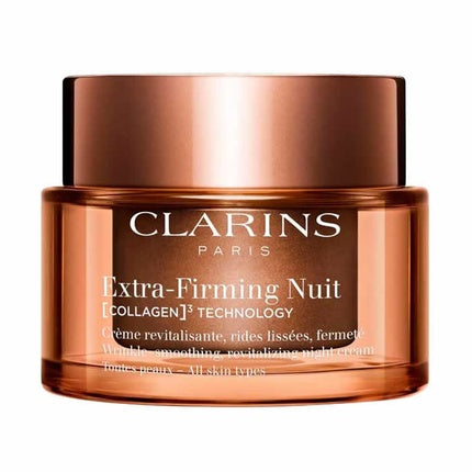 Clarins Extra-Firming Night Cream for All Skin Types, 50ml Firming & Nourishing Overnight Moisturiser