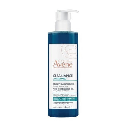 Avene Cleanance Comedomed Peeling Cleansing Gel, 400ml | Exfoliating Face Cleanser for Blemish-Prone Skin