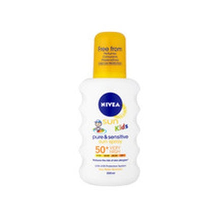 Nivea Sun Kids Sensitive Protect & Care Sun Spray SPF 50, 200ml Children's Sunscreen Spray