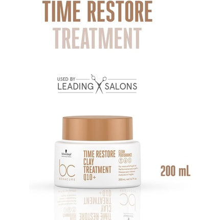 Schwarzkopf Professional BC Bonacure Q10+ Time Restore Taming Treatment Hair Mask, 200ml