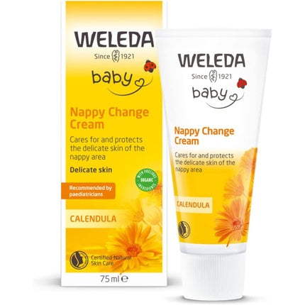 Weleda Baby Calendula Nappy Cream, 75ml Diaper Rash Cream