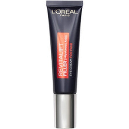 L'Oréal Paris Revitalift Filler Eye Cream for Face, 30ml - Hydrating Anti-Ageing Cream with Hyaluronic Acid