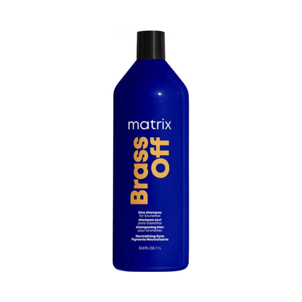 Matrix Total Results Brass Off Anti-Brass Purple Shampoo for Lightened Hair, 1000ml