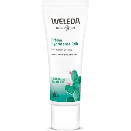 Weleda Prickly Pear 24H Moisturising Day Cream, 30ml – Lightweight Hydrating Face Cream for Dehydrated Skin