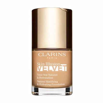 Clarins Skin Illusion Velvet Foundation 105N, 30ml Natural Matte Liquid Foundation