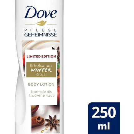 Dove Care Secrets Relaxing Winter Ritual Body Lotion with Sandalwood & Winter Spices for Normal to Dry Skin, 400ml