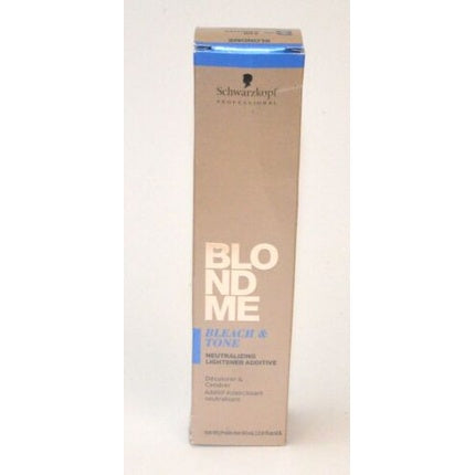 Schwarzkopf Professional BLONDME Bleach & Tone B-Ash Additive 2.0oz (60ml) Lightening Additive