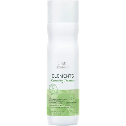 Wella Professionals Elements Renewing Shampoo, 250ml Gentle Moisturizing Shampoo for All Hair Types
