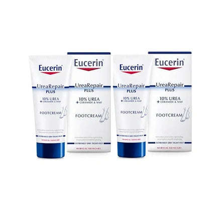 Eucerin UreaRepair PLUS Foot Cream 2 x 100ml | Intensive Moisturising Foot Care Set