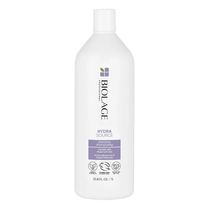 Biolage Hydra Source Moisturizing Shampoo for Dry Hair, 1000ml | Hydrating Professional Hair Shampoo