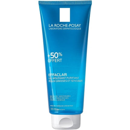 La Roche-Posay Effaclar Purifying Foaming Gel Cleanser, 300ml for Oily & Sensitive Skin