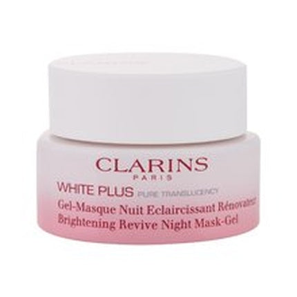 Clarins White Plus Brightening Revive Night Mask-Gel, 50ml – Overnight Brightening Facial Mask for Women