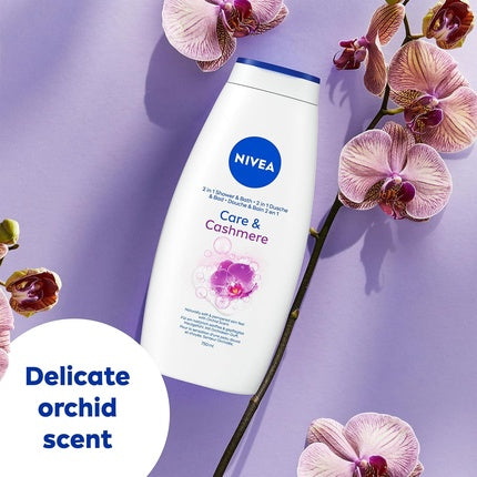Nivea 2 in 1 Cashmere Shower & Bath Gel, 750ml