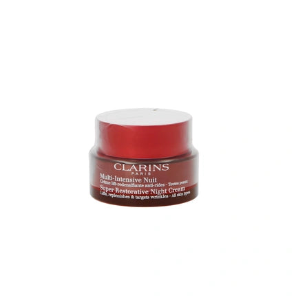 Clarins Super Restorative Night Cream for Mature Skin, 50ml – Nourishing Overnight Face Moisturizer for Hydrated, Smoother-Looking Skin