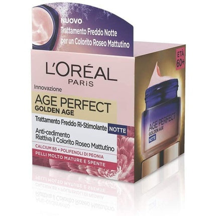 L'Oréal Paris Dermo Expertise Revitalizing Face Cream Pro-Calcium Night Treatment, 50ml | Nourishing Overnight Anti-Wrinkle Moisturizer