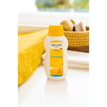 Weleda Calendula Cream Bath Gentle Baby Bath Cream with Organic Calendula & Sweet Almond Oil