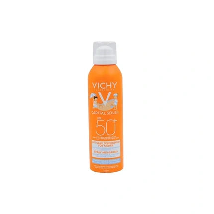 Vichy Ideal Soleil SPF 50+ Anti-Sand Mist for Children, 200ml High Protection Sunscreen Spray