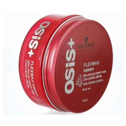 Schwarzkopf Professional OSiS+ Flexwax Ultra Strong Cream Wax, 50ml | Hair Styling Wax for Flexible Texture & Strong Hold