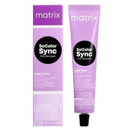 Matrix SoColor Sync Pre-Bonded Hair Toner 10PA Pearl Ash Blonde, 90ml | Professional Demi-Permanent Hair Toner