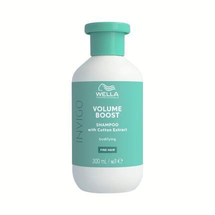 Wella Professionals Invigo Volume Boost Shampoo, 300ml Lightweight Volumizing Shampoo for Fine Hair