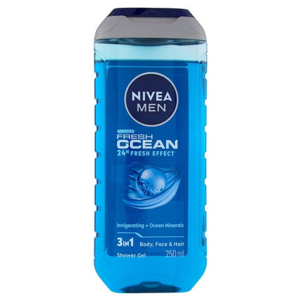 Nivea MEN Fresh Ocean Shower Foam Refreshing Body Wash for Men