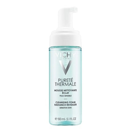 Vichy Pureté Thermale Delicate Cleansing Foam for Face, 150ml Gentle Facial Cleanser