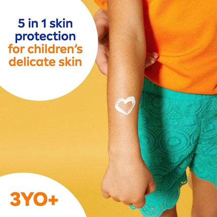 Nivea SUN Kids Protect & Care SPF 50+ Sun Lotion, 200ml - High Protection Sunscreen for Children's Delicate Skin
