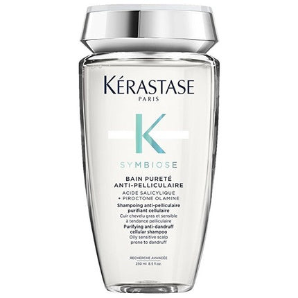 Kérastase Symbiose Purifying Anti-Dandruff Cellular Shampoo for Oily Sensitive Scalp, 250ml