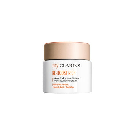 Clarins My Clarins Re-Boost Rich Hydra-Nourishing Cream, 50ml Moisturiser for Dry & Dehydrated Skin