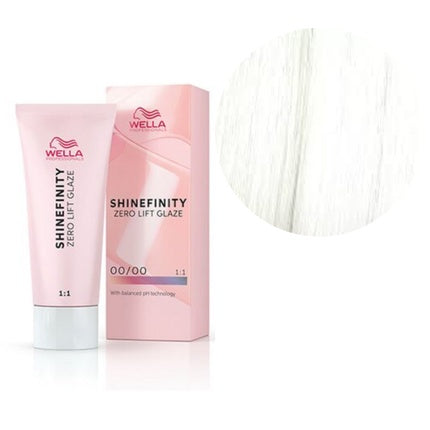 Wella Professionals Shinefinity 00/00 Crystal Clear Zero Lift Glaze Demi-Permanent Hair Gloss, 60ml
