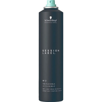 Schwarzkopf Professional SESSION LABEL The Flexible Dry Light Hold Hairspray, 500ml