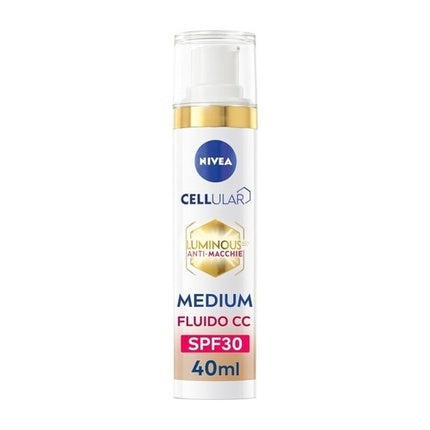 Nivea Luminous630 Anti-Spot 3-in-1 CC Fluid SPF30 Medium | Tinted Face Fluid