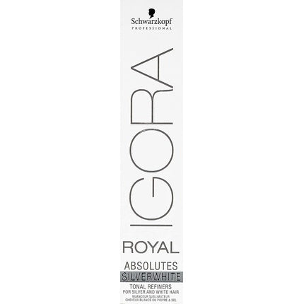 Schwarzkopf Professional IGORA Royal Silver Whites Slate Grey Hair Colour, 60ml