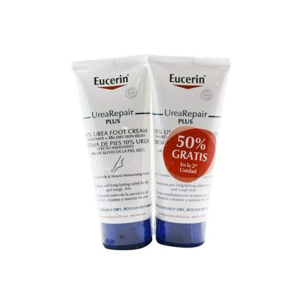 Eucerin UreaRepair PLUS Foot Cream 2 x 100ml Intensive Moisturising Foot Care