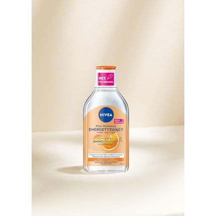 Nivea Energy Micellar Water, 400ml | Refreshing Micellar Cleansing Water with Vitamin C
