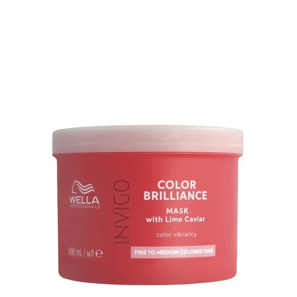 Wella Professionals Invigo Color Brilliance Hair Mask for Fine to Normal Hair, 500ml | Professional Colour Protection Hair Mask