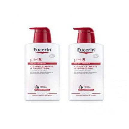 Eucerin pH5 Lotion Moisturizing Body Lotion, 2 x 400ml